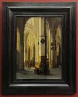 13 Église St Bavon à Haarlem - H.C.Van Vliet (t 1675)