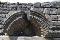 35 Synagogue - décor probable de l'arche de la Loi