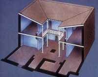 242 Dessin, maison à Ur à l’époque d’Abraham