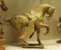 152 Cheval en terre cuite - Mobilier funéraire - Dynastie Song (960-1279)