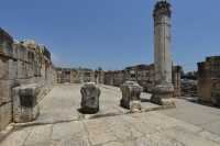 36 Atrium de la synagogue de Capharnaüm