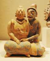 031 Couple de divinités Maya - Mexique (± 8°s)