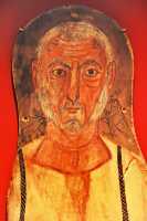 100 Homme âgé - Horus & Khnoum (250±) Tempera sur du sycomore