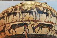 071 Fragment de Cratère (Corinthien 6°s) Attribuée au Cavalcade painter