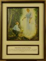 58 L'Ange Moroni dévoile à Joseph Smith le livre de Mormon (Prophète juif supposé être mort en Amérique au VI°s avant J-C)