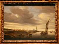 Salomon Van Ruysdael (1600-70) Le Rhin & Kunerakerk