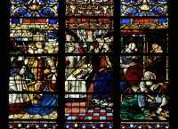 024 Tentation de Saint Romain - Il rend la justice - Naissance du Saint