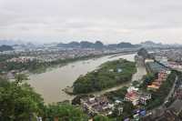 34 Mt Fubo vu de la colline des couleurs accumulées