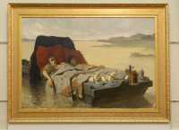 56 Les énervés de Jumièges (les fils de Clovis II) Evariste Luminais, 1880