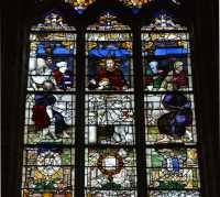 13 Vitrail - Cène (16°-17° s)