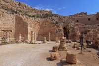15 Hérodion - Cour du palais (Abside sud)
