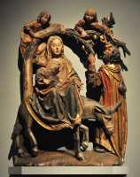 50 Fuite en Egypte. Miracle du palmier (Castille 1500±)