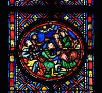 173 Les bergers à la crêche