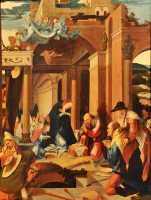 69  Adoraion des bergers (Ecole de Leyde ± 1525)