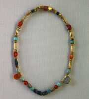 164 - Collier achéménide - or et perles d'agathe *