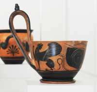 134 Louche en forme de coupe - attique - Sphinx (± 515)