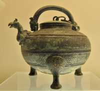 054 Vase à vin (He) - Royaumes combattants (4°s.-221) Bronze