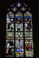 12 Vitrail - Cène - Piéta - Femmes au tombeau - Donateurs (Reconstitution à partir de deux vitraux des 16° & 17° s)