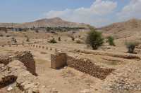 04 Troisième palais d'Hérode, sur le Wadi Qelt, à Jéricho - Salle donnant sur la cour d'honneur