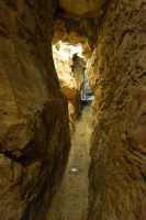 22 Sortie de l'ancien canal jébuséen vers la vallée du Cédron