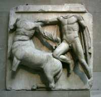 030 - Lapithe & Centaure - Métope Sud 3