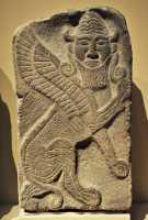 06 Lion  ailé à tête humaine - Tell Halaf Nord Syrie - Néo-Hittite (840±)