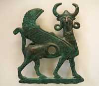 130 - Luristan à l’âge du fer - Plaque de mors - Bronze (13°-6°s)