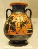 142 Jarre à vin attique - Hommes de main du roi Midas capturant un Silène (± 510)