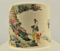 118 Pot à pinceaux Jingdezhen - Qing (Jongzheng 1723-1735)
