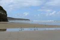 099 Plage devant Cathedral Caves