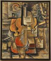 23 Pablo Picasso - Violon & raisins (1912)