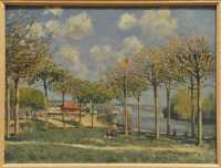 18 Sisley - La Seine à Bougival (1876)
