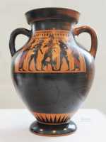 112 Départ du guerrier - Amphore attique (± 540)