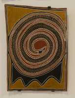 25 Rainbow Serpent (par David Daymirringu Malangi) ± 1970