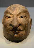 093 Masque de Gigaku (de type Suiko-ju) Laque (Période Nara - 8°s)