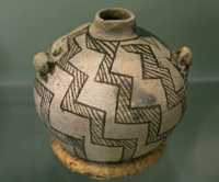 077 Gourde en poterie