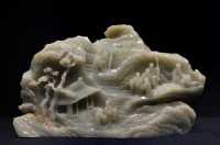 191 Montagne & personnages - Quing (1644-1911) Jade