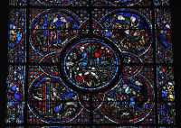 156 Lubin est berger, un moine lui donne une ceinture - Transport du vin - Un moine lui écrit un alphabet que Lubin étudie