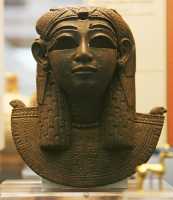 127 - Kawa, Déesse, bronze - Cartouche au nom du roi méroïtique Arnekhamani (235-218 BC)