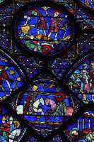 092 Duel de Roland et du géant Ferragut - Roland veut briser Durandal mais fend le rocher - il sonne de son olifant