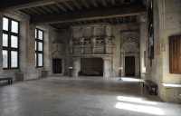 11 Salle des festins - Décor Charles VII sur la porte à droite