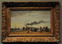 117 Eugène Boudin - La jetée à Trouville (1863)